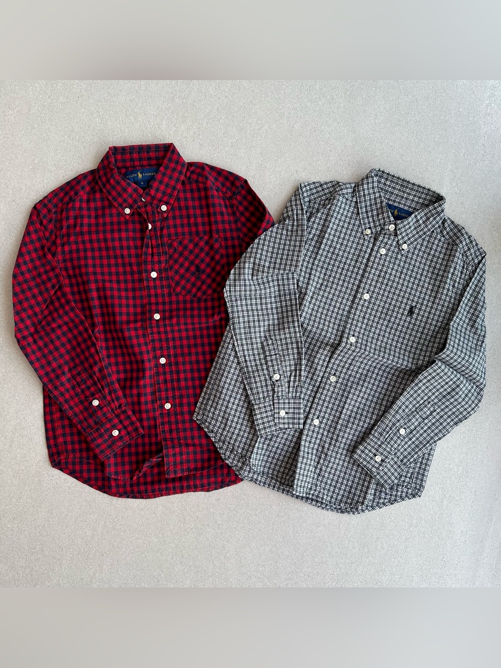 Ralph Lauren long sleeve button down shirt - set of 2